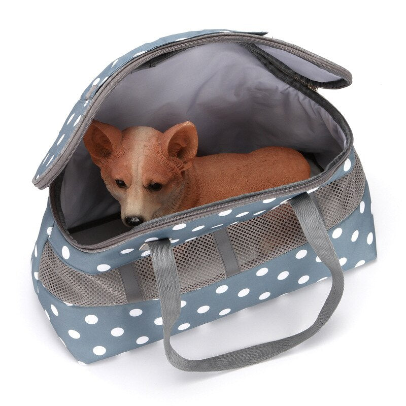 Factory Direct-sale Pet Bag Portable One-shoulder Pet Bag Handbag Foldable New Dog Bag   Cat Carrier Backpack  Transporte Pet pet