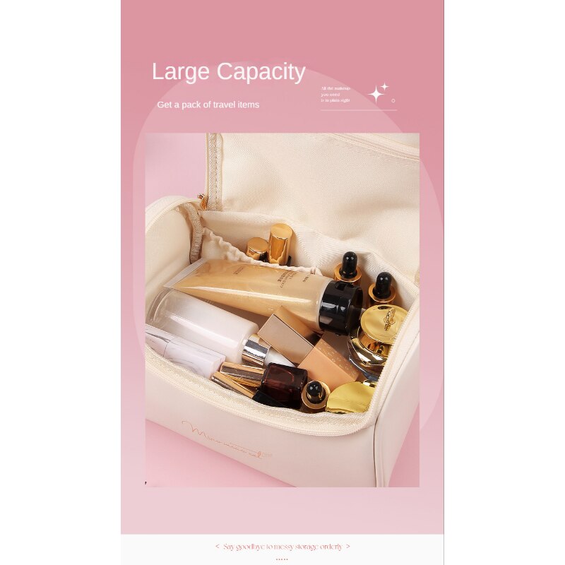 2023 New Ladies' Cosmetic Bag, Large-capacity Portable Advanced Travel Washing Storage Bag Storage