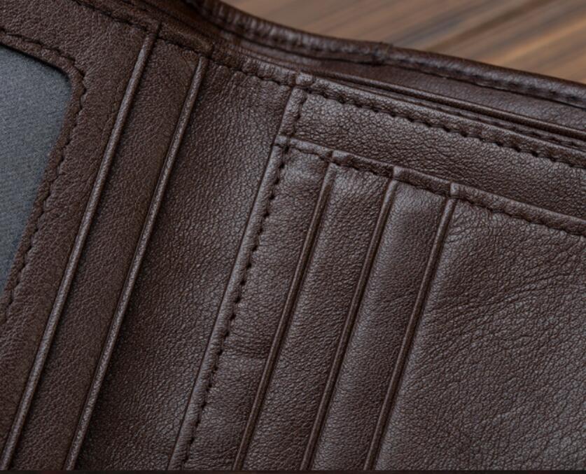 2021 new style wallet for men waterproof cheap wallets leather men