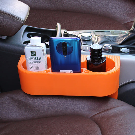 Automotive multi-functional storage box beverage rack carbon grain car seat slot storage box Insert storage box