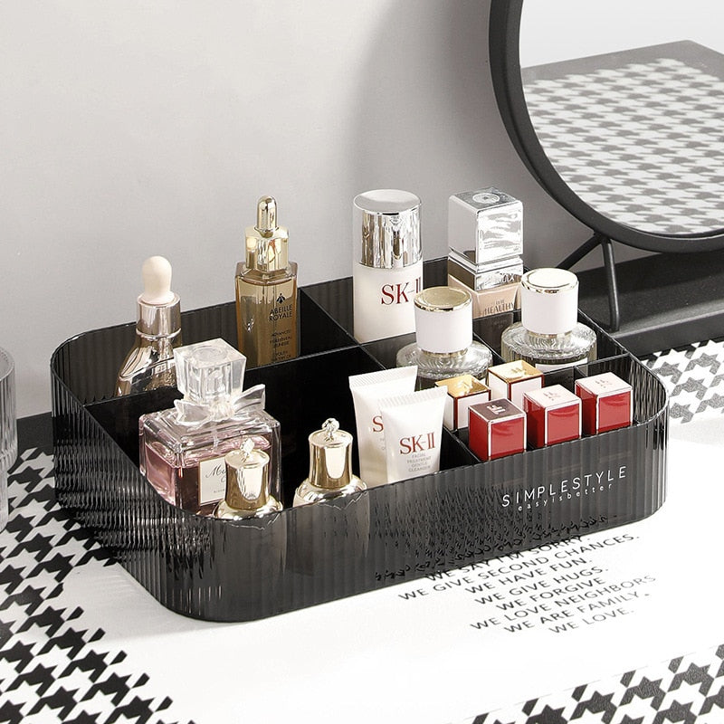 Acrylic drawer lipstick skin care rack