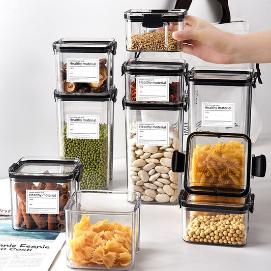 Airtight jar Plastic food jar storage storage jar container Kitchen snack fridge container