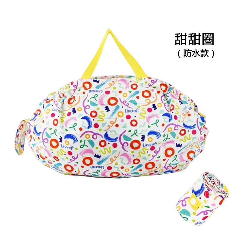 2023 Fashion Japanese pop New Foldable Reusable Eco Friendly Folding Shopping Bags for women