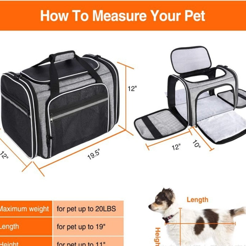 New Pet Bags, Cats and Dogs, Travel Bags, Takeaway Bags, Portable Car Bags, Airline Bags Dog Bag  Foldable Cat Carrier