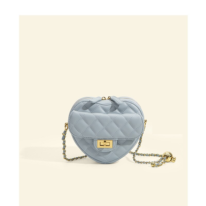 Xiaoxiangfeng Ringer chain gold beads love bag 2022 autumn new female bag everything mini single shoulder cross-body bag
