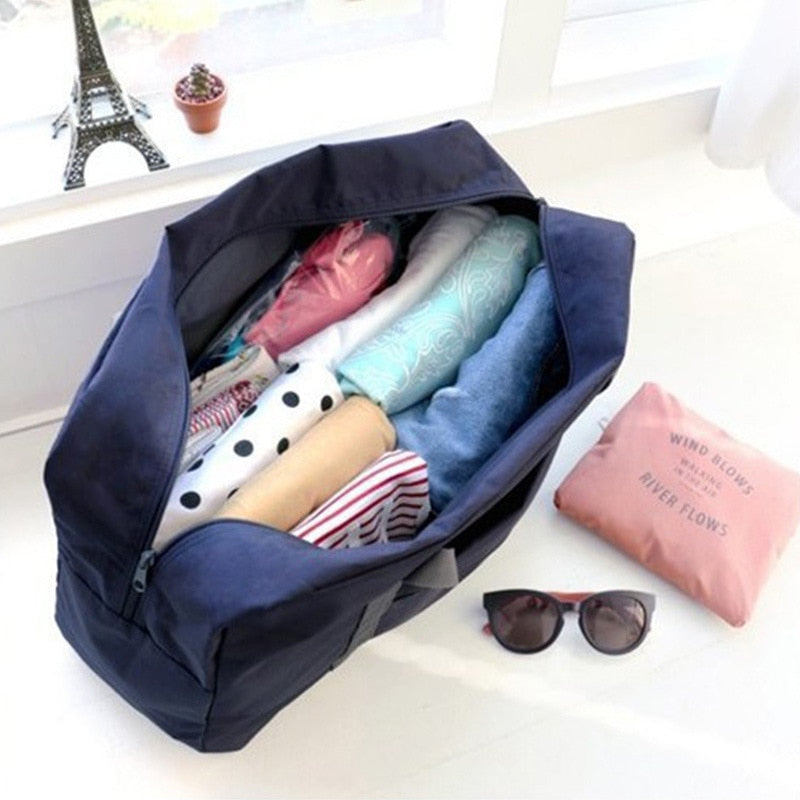 Foldable Travel Bag Wholesale Single-shoulder Messenger Handbag Large Capacity Portable Storage Bag Fashionable and Simple