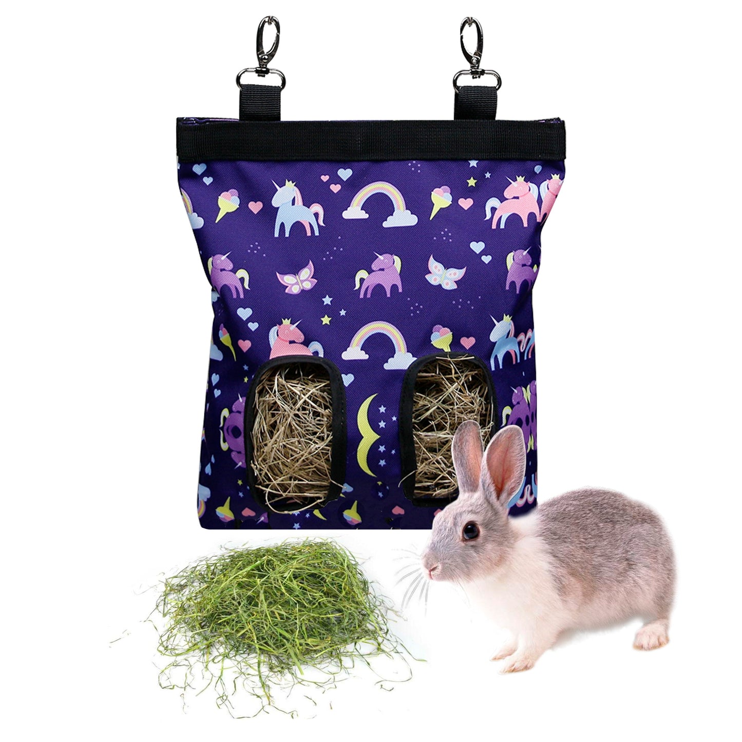 Pet Rabbit Hay Bag Chinchilla Dutch Rat Feeding Bag Mole Feeding Bag