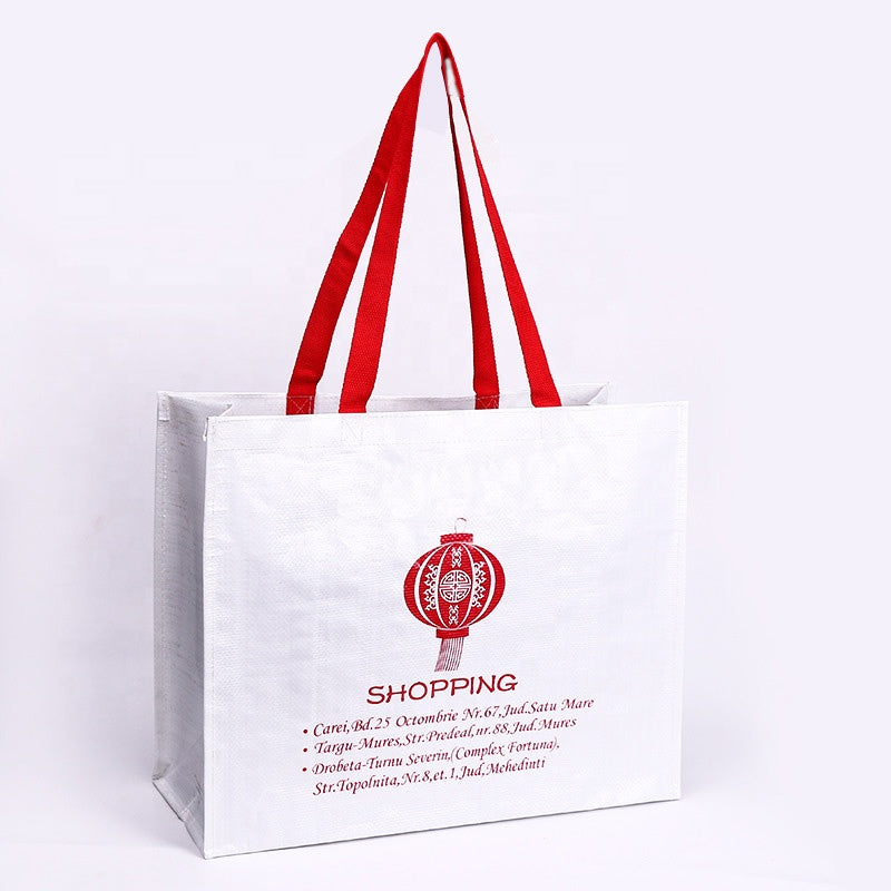 Wholesale Durable Supermarket Foldable Tote Carry Packaging Custom Reusable Non Woven Folding Shopping Bags