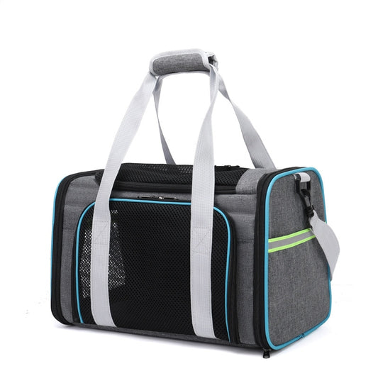 Pet Mobile pet cat bag Go out portable messenger bag Portable large pet cat bag Breathable foldable dog bag