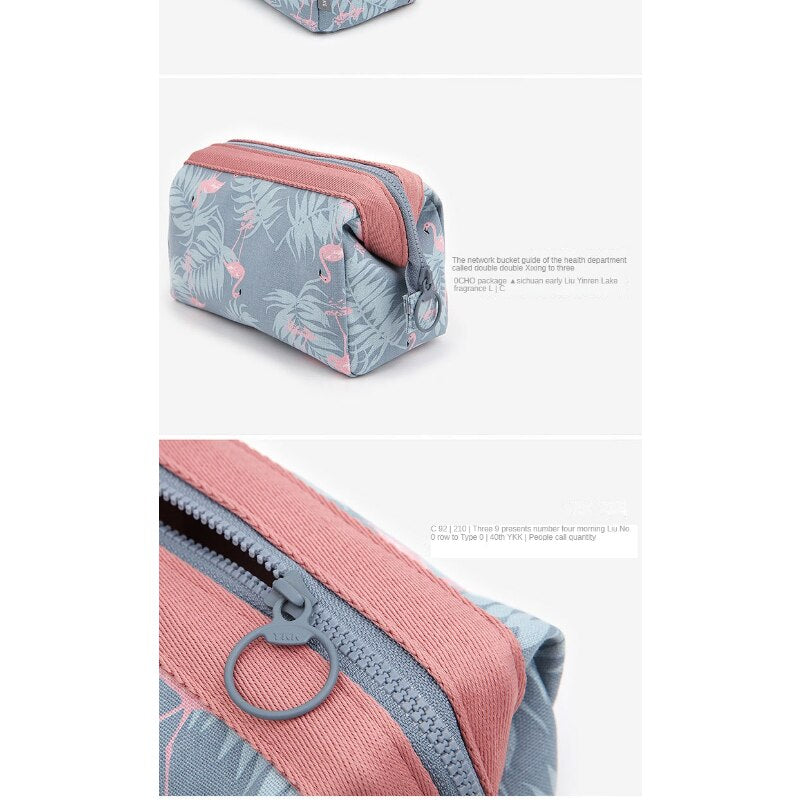 Creative Flamingo Multi-function Three-dimensional Large-capacity Travel Storage Bag Women's Wash Bag Waterproof Cosmetic Bag Storage