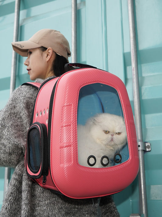 Pet Pet BagSpace Capsule EVA Cat Backpack Cat Going Out Carrying Bag Shoulder Large Cat Bag Big Space Dog Bag