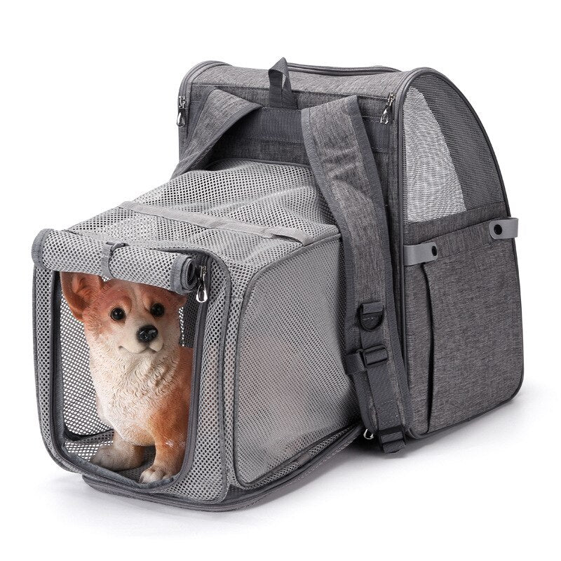 Pet Bag Dogs and Cats Go Out with Backpacks, Portable Folding and Expanding Pet Cages, Pet Boxes, Pet Supplies, Pet Backpack. pet