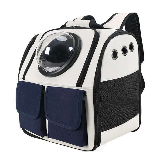 petMoorpet/motorcycle Back Cat Bag, Pet Outing Bag, Portable Breathable Dog Backpack, Cat Takeaway Backpack