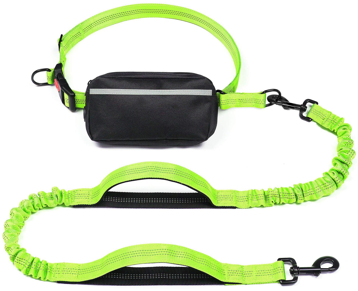 petMulti-functional Running Waist Strap Reflective Pull Strap Dog Traction Rope Elastic Dog Rope Dog Accessories Dog Harness