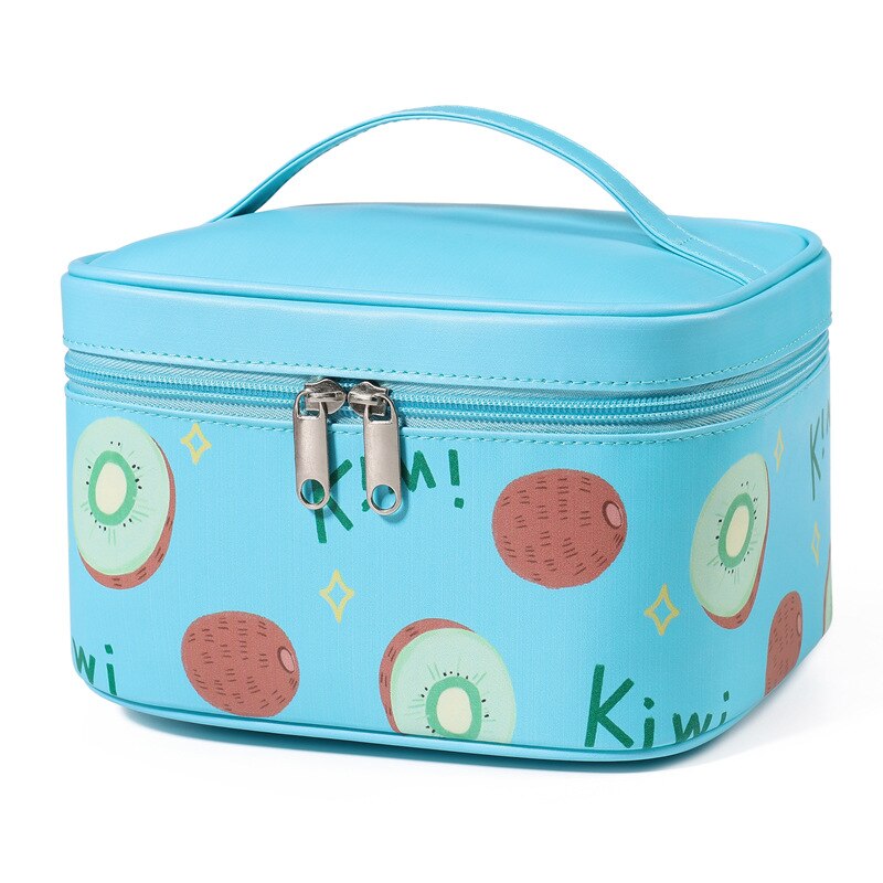 New PU Cosmetic Bag Fruit Pattern Storage Bag Cosmetics Waterproof Cosmetic Bag Travel Amenity Bag Storage