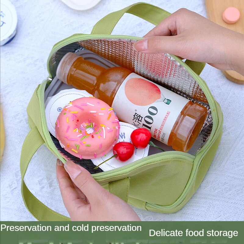 Lunch Box, Heat Preservation, Portable, Large-capacity Students, Office Workers,  Aluminum Foil Thickened  Wholesale Storage