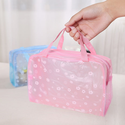 1885 Small Fresh Waterproof Cosmetic Bag, Wash and Shower Storage Bag, Travel and Travel Multi-function Cosmetic Storage Bag Storage