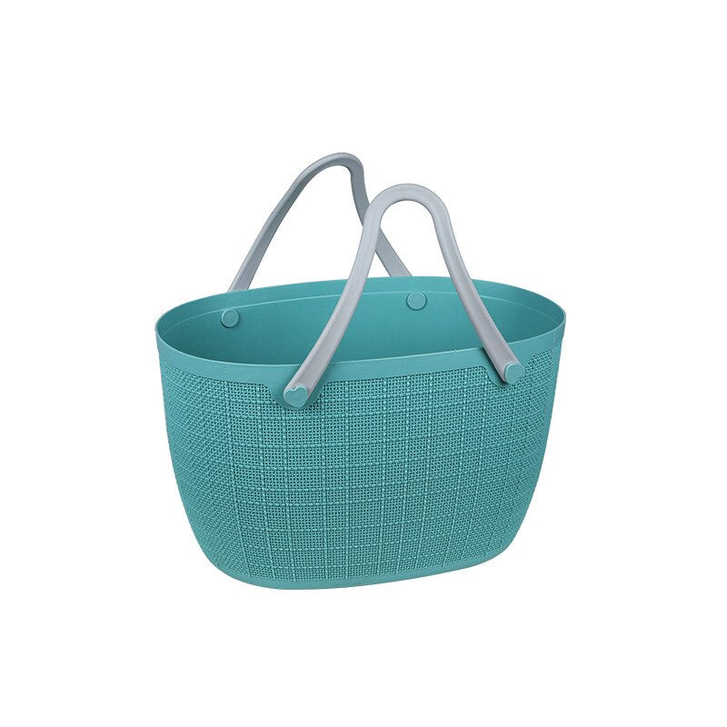 shopping basket can be stacked with linen grain storage basketLarge capacity laundry basket portable unbreakable Storage