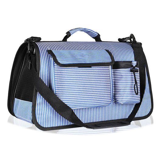 Pet Cat Bag Pet Bag Dog Out Portable Handbag Bag Backpack Travel Box Cage Diagonal Back.