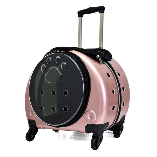 Pet New Trolley Cat Cat Bag Go Out Portable Space Capsule School Bag Pet Backpack Go Out Door Trolley Case Hand-carry