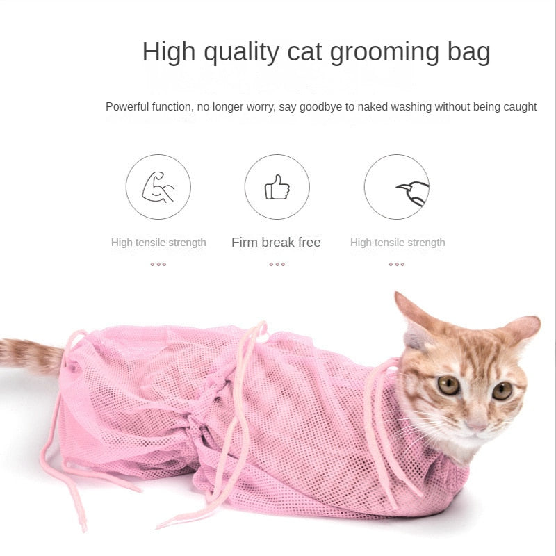 Cat Scratch Prevention, Bath, Nail Cutting, Ear Pulling, Fixed Bag, Cat Daily Necessities, Cat Washing Bag pet
