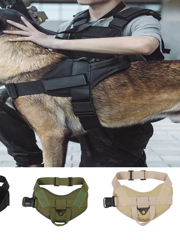 Popular Tactical Dog Suit 1000D Nylon Splash-proof Water Dog Vest Training Dog Vest K9 Chest Strap Dog Small Dogs pet