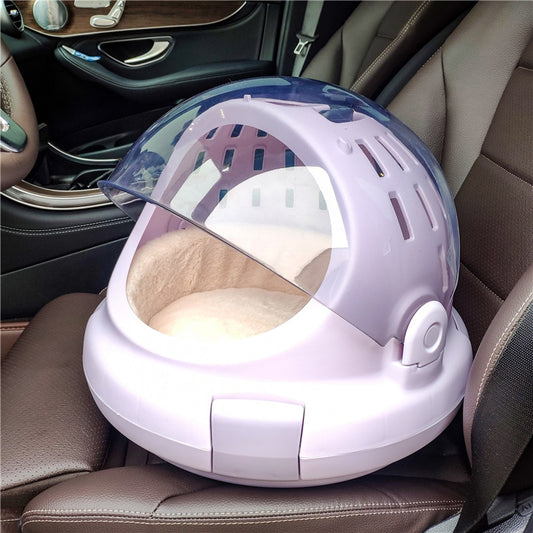 Pet Space Capsule Cat Nest Cat Litter Basin Pets Out of The Air Box Portable Cat Bag Portable Online Celebrity Cat Cage Cat Toilet.