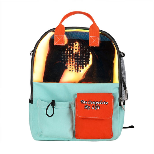 Pet The manufacturer directly supplies the cat bag to go out and carry the backpack. The cat bag is breathable in summer