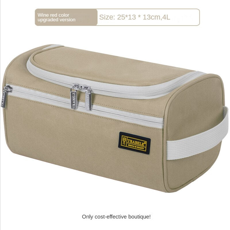 Simple Waterproof Cosmetic Bag Hook Men's Travel Storage Portable Oxford Cloth Wash Bag Multifunctional Storage