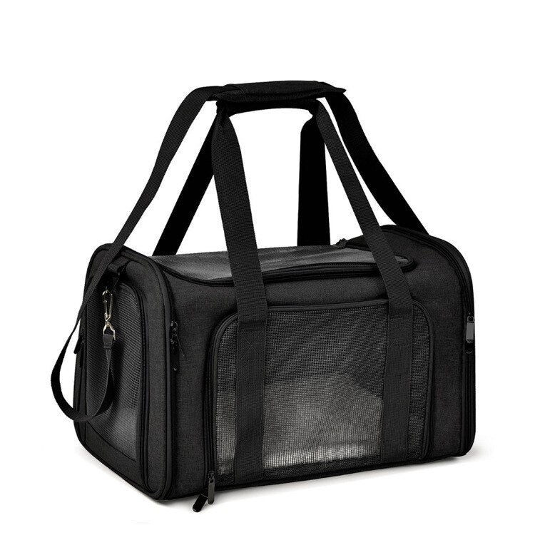 Hot Outdoor Portable Pet Handbag Foldable Pet Shoulder Bag Steel Bag Pet Bag Pets Bag pet