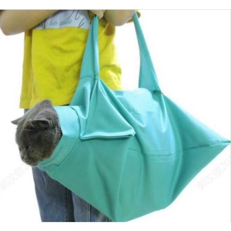 Pet One-shoulder Cat Bag Cross Shoulder Backpack Portable Breathable Outdoor Travel Cat Carrying Backpack pet