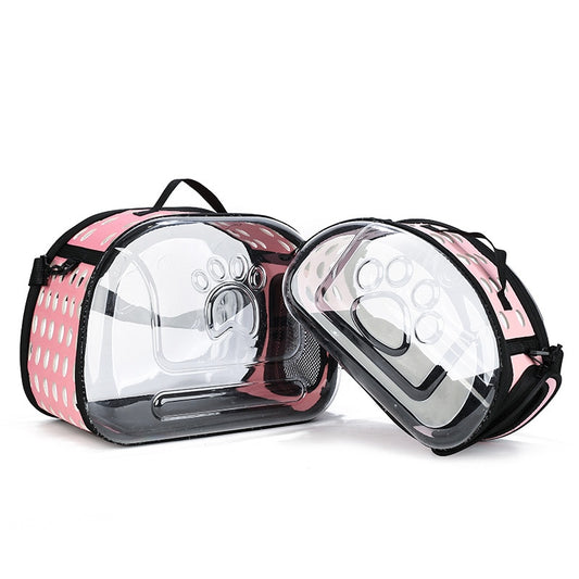 Pet Mobile Pet Cat Bag Portable Pet Cat All-transparent Book Packaging Cat Carrying Portable Space Cat Bag