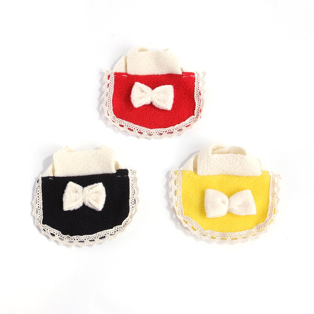 petNew Manufacturer's Hamster Clothes Multicolor Bow Cute Small Squirrel Mini Pet Clothes Puppy Clothes