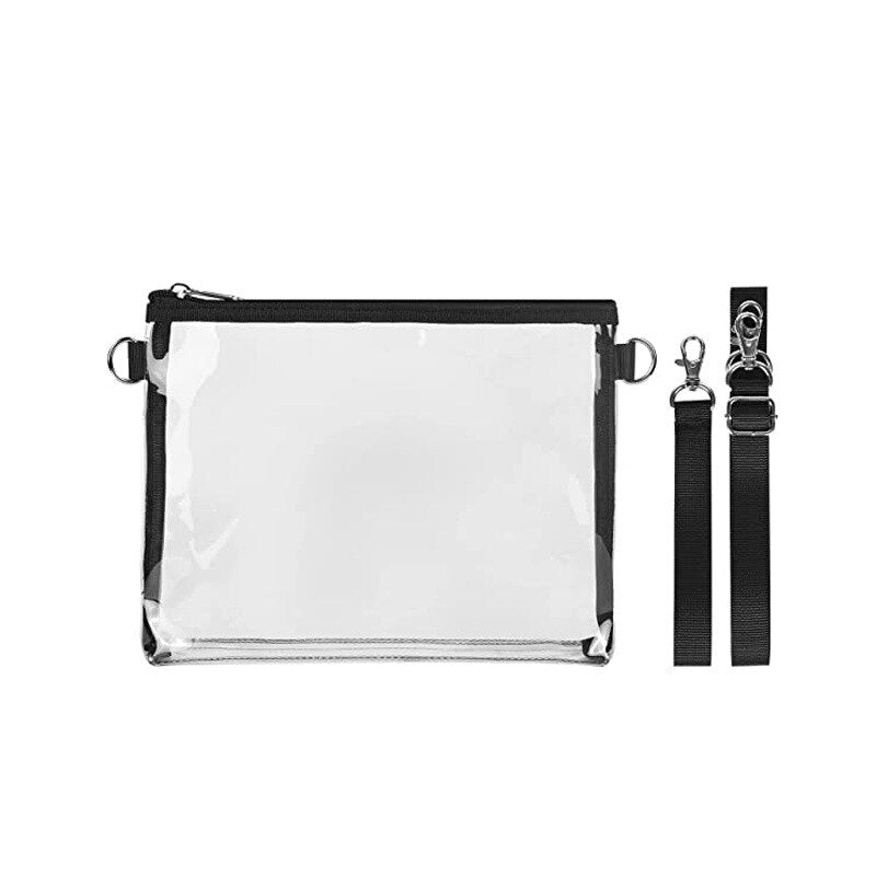 Simple Transparent PVC Messenger Bag Waterproof Zero Wallet Stadium Sports Bag Will Hand In Hand To Store The Bag In Stock Storage