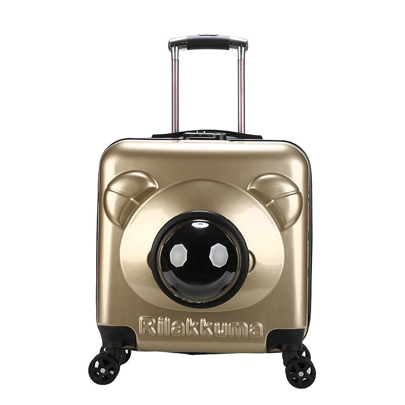 Pet Pet Trolley Bag, Cat and Dog Space Capsule Bag, Cat Out, Portable Air Box, Portable Cat Luggage Travel