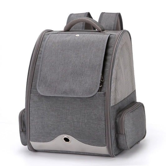 Pet Dog Cat Backpack Concealed Breathable Pet Bag Folding Space Box Pet Supplies Pet Backpack