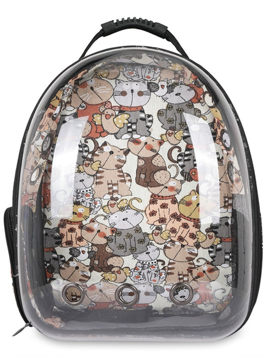 petManufacturer's Direct Supply of Cat Bag, Space Capsule, Pet Cat Backpack, Transparent Outdoor Cat  Cat Supplies Box