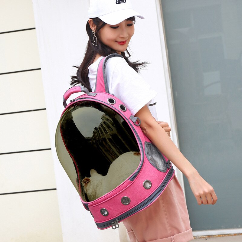 Pet Factory Direct Supply Cat Bag Out Portable Cat Backpack Space Bag Pet Bag Panoramic Transparent Cat Out Backpack.