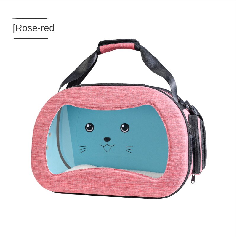 Pet Cat Bag Go Out Portable Cat Backpack Pet Cat Go Out Bag Dog Carry Messenger Capsule Foldable Bag
