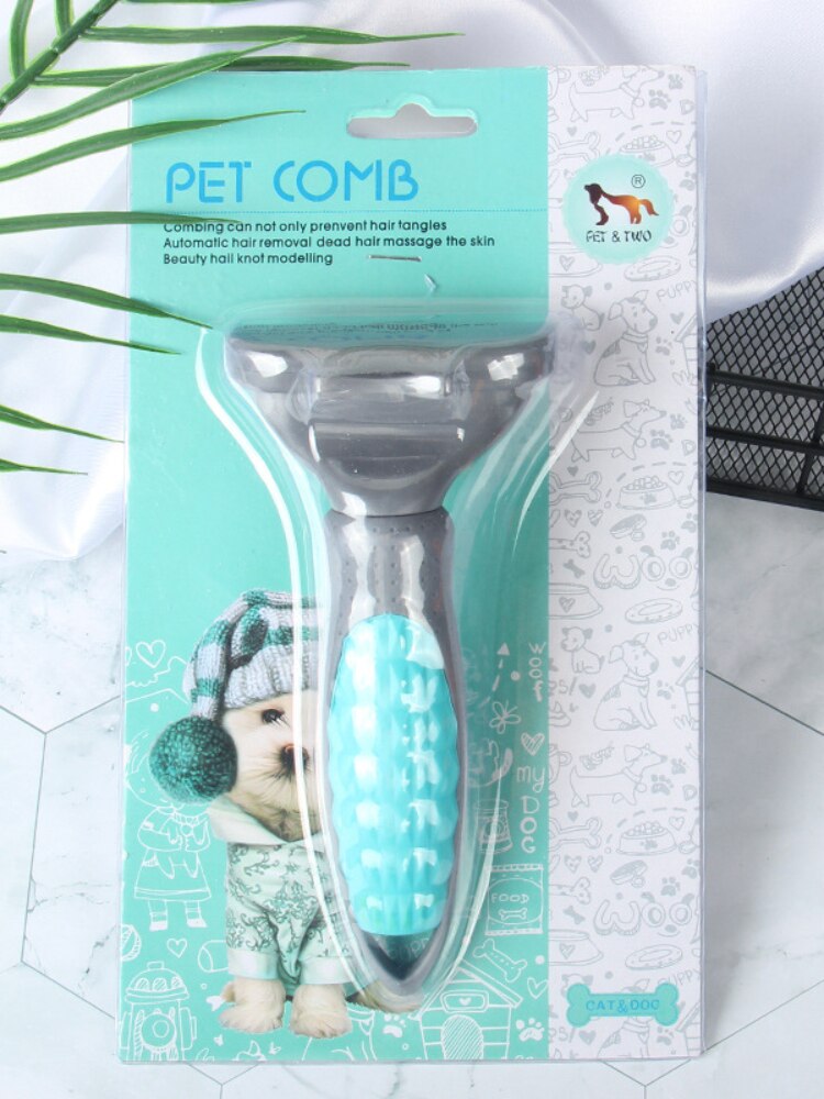 Dog Comb Hair Removal Cat Comb Hair Removal Knot Comb Dog Brush Chai Dog Ke Jiying Short Pet Products pet