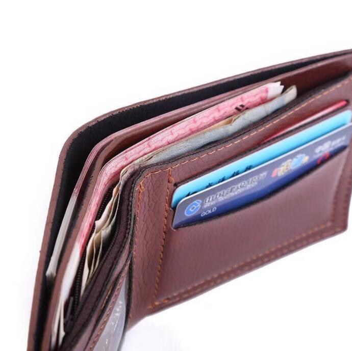 New design 2021 cheap Wholesale pi leather wallet for men