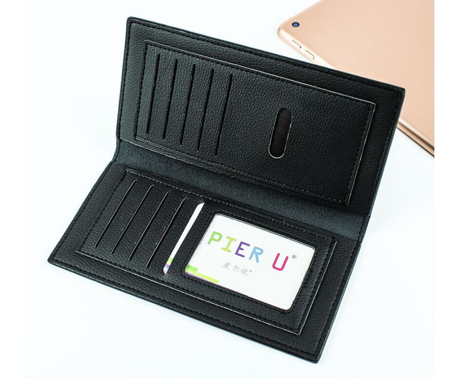 wholesale wallet cheap fashion long wallet cardholder for business men