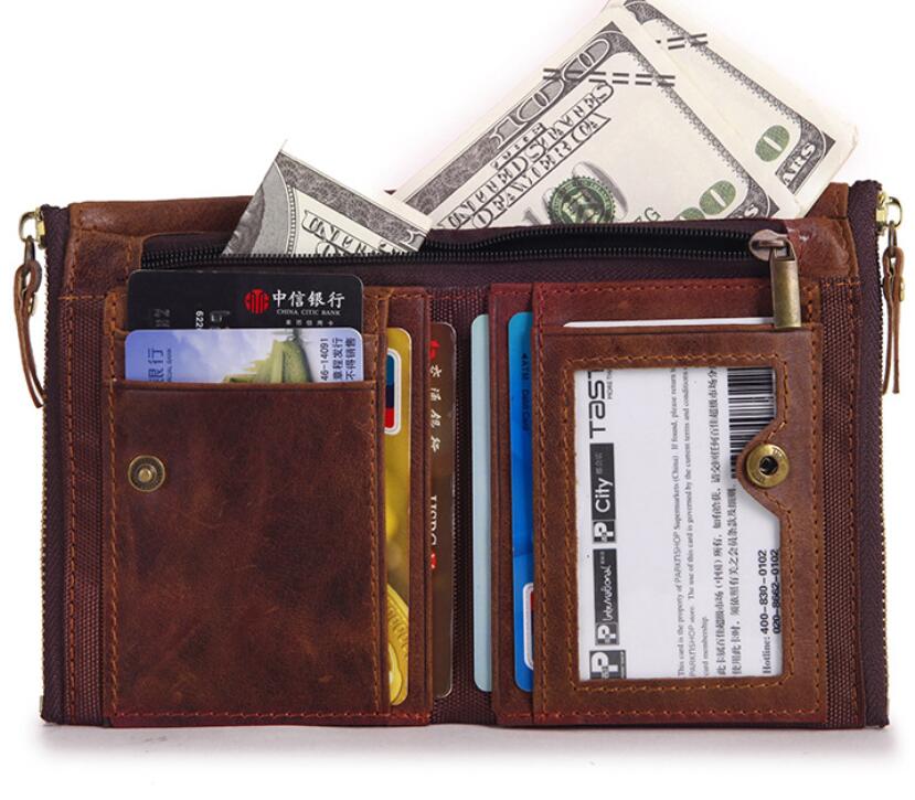 Cheap wallet 2021 new style zipper genuine wallet for  business men