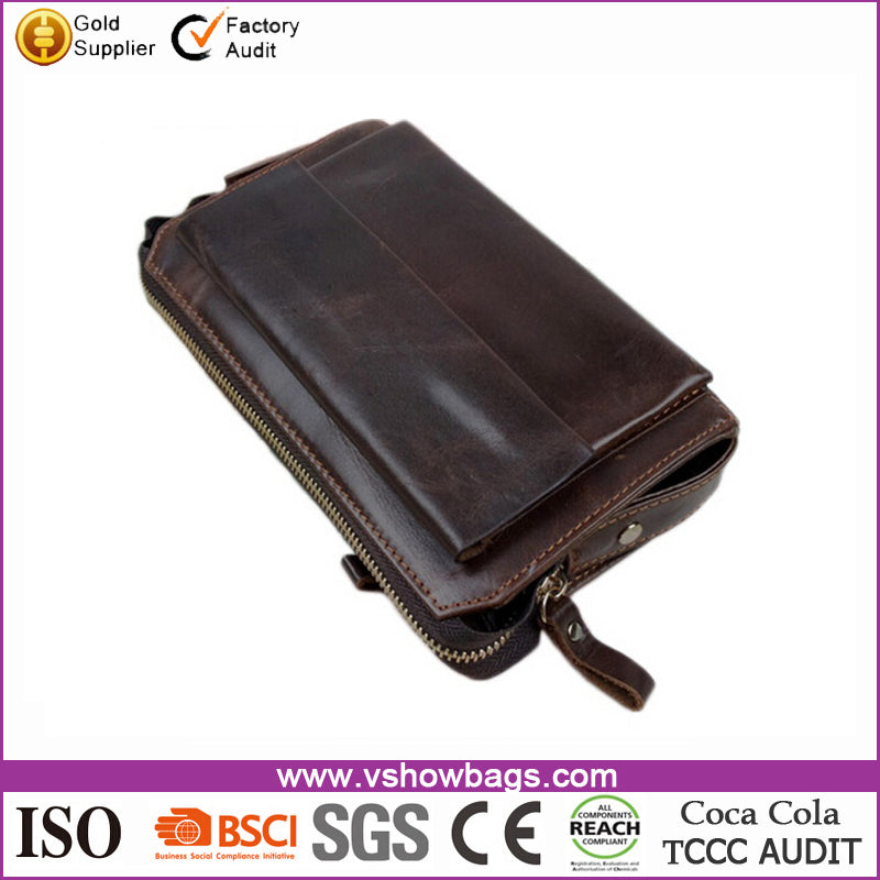 Wholesale cheap long Design men's wallet Leather Wallet clutch bag purse