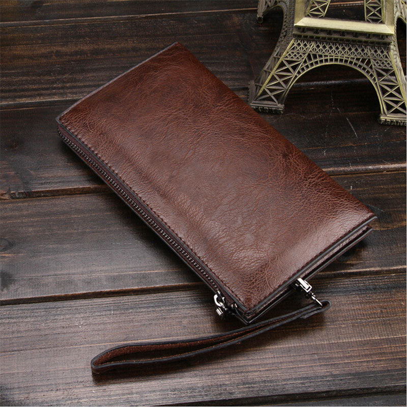 Design Slim Leather Wallets for Men Slim Trifold Wallet RFID Leather Wallet