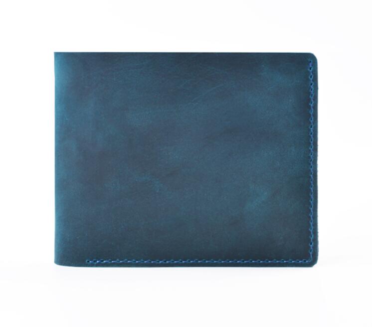 Wholesale  genuine leather wallet  fashion short wallet for men