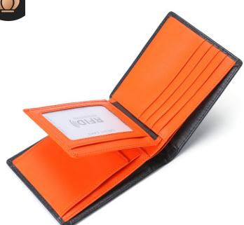 The new Crazy Horse leather multi-card men's leather Money bag RFID anti-magnetic customized wallet