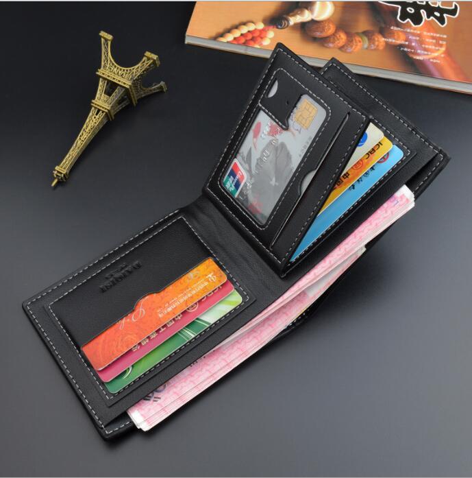 New Product pu leather Cheap wallet  3 layer wholesale wallet for men