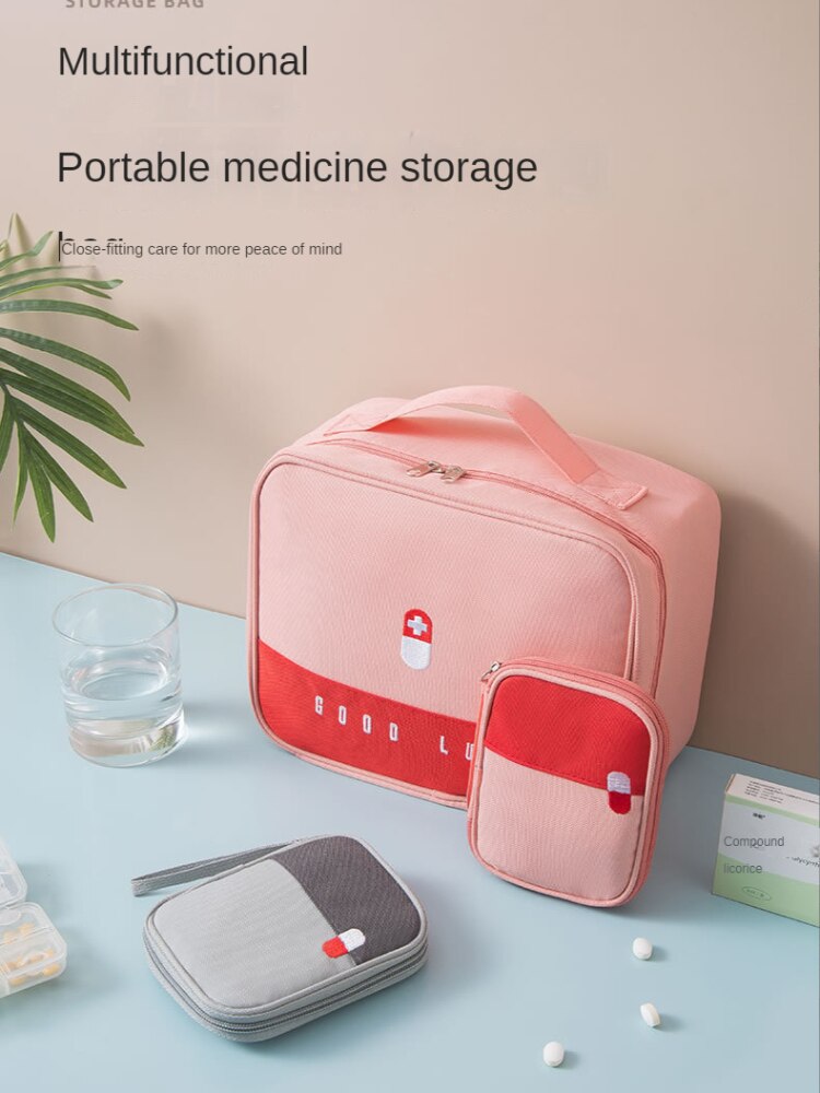 New Household Epidemic Prevention Bag, Large-capacity Medicine, Travel Medicine Bag, Emergency Storage Bag