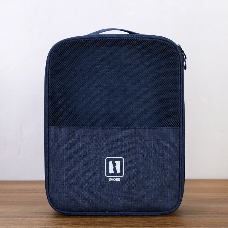 Creative waterproof portable shoe storage bag Premium shoe box Custom cationic travel shoe bag